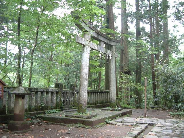 世界遺産・日光の社寺・二荒山神社別宮滝尾神社鳥居２の写真の写真