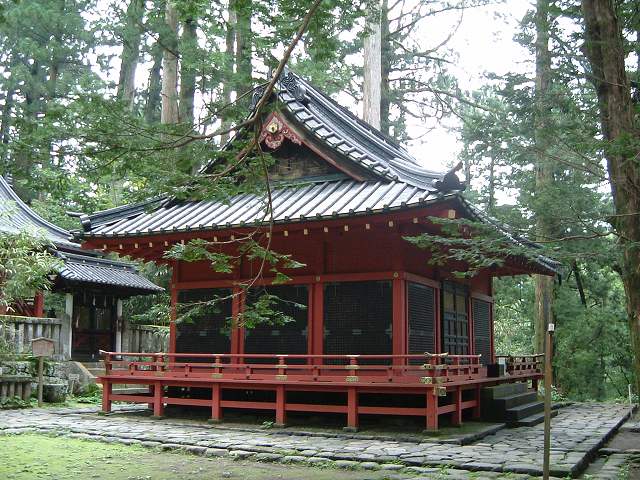 世界遺産・日光の社寺・二荒山神社別宮滝尾神社拝殿の写真の写真