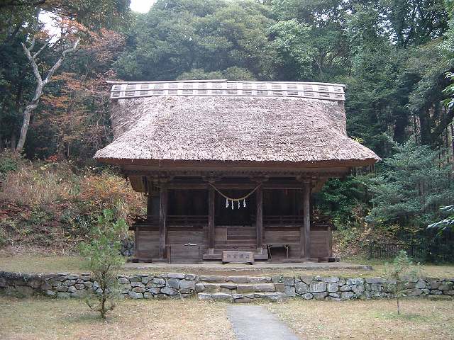重要文化財・綱神社本殿の写真の写真