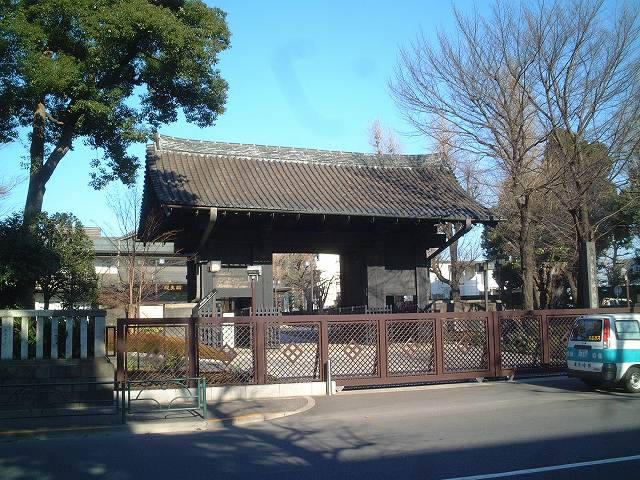 重要文化財・寛永寺旧本坊表門（黒門）の写真の写真
