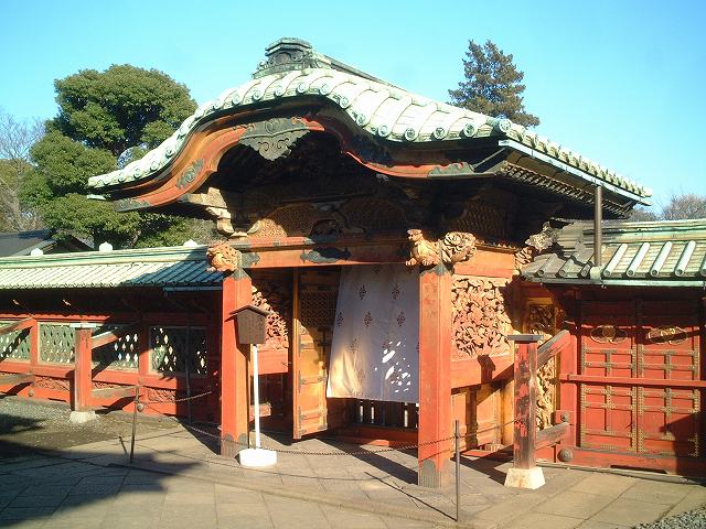 重要文化財・上野東照宮社殿唐門の写真の写真