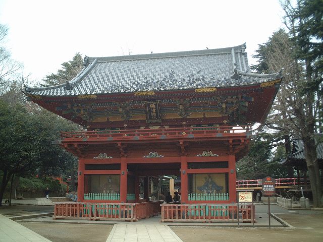重要文化財・根津神社楼門の写真の写真
