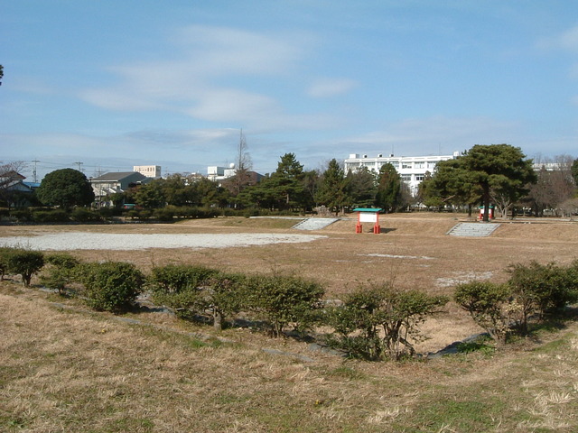 特別史跡・遠江国分寺跡・回廊跡から金堂を見るの写真の写真