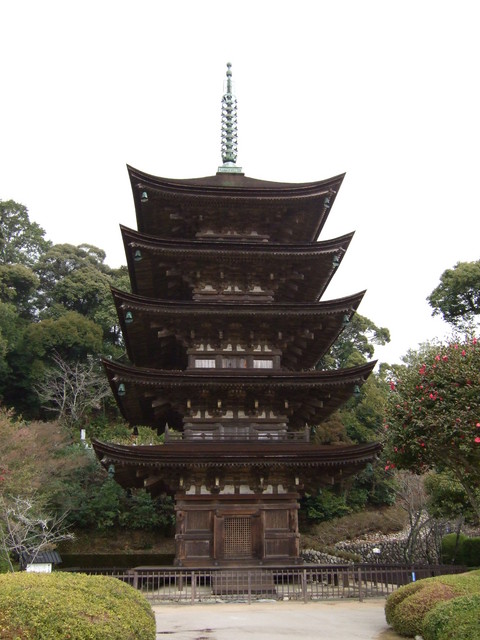 国宝・瑠璃光寺五重塔の写真の写真