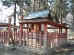 重要文化財・窪八幡神社末社比咩三神社本殿