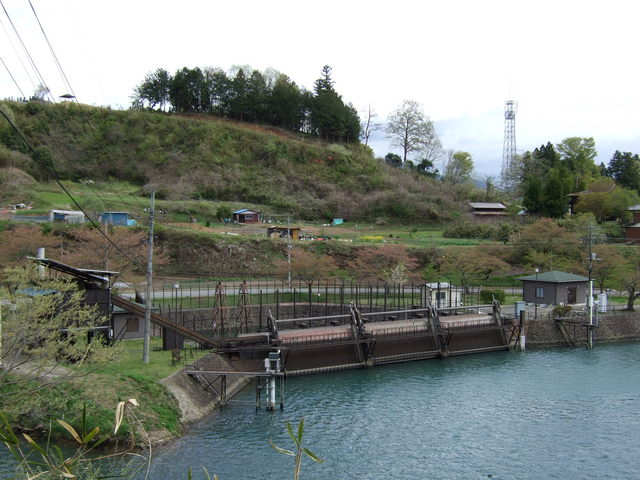 重要文化財・八ツ沢発電所施設・大野調整池制水門の写真の写真