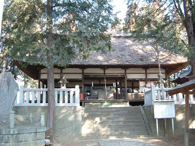 重要文化財・熊野神社拝殿の写真の写真