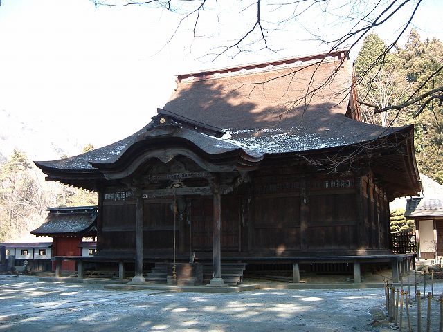 重要文化財・雲峰寺本堂の写真の写真