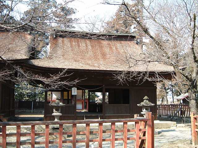 重要文化財・窪八幡神社摂社若宮八幡神社拝殿の写真の写真