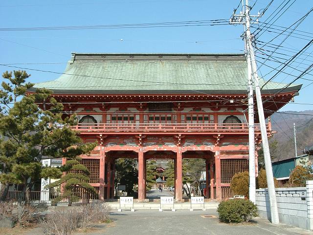 重要文化財・善光寺山門の写真の写真