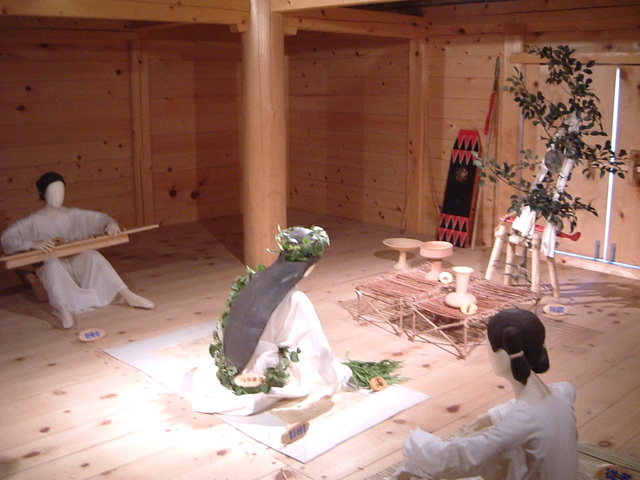 特別史跡・吉野ヶ里遺跡・弥生時代の祭事の風景の写真の写真